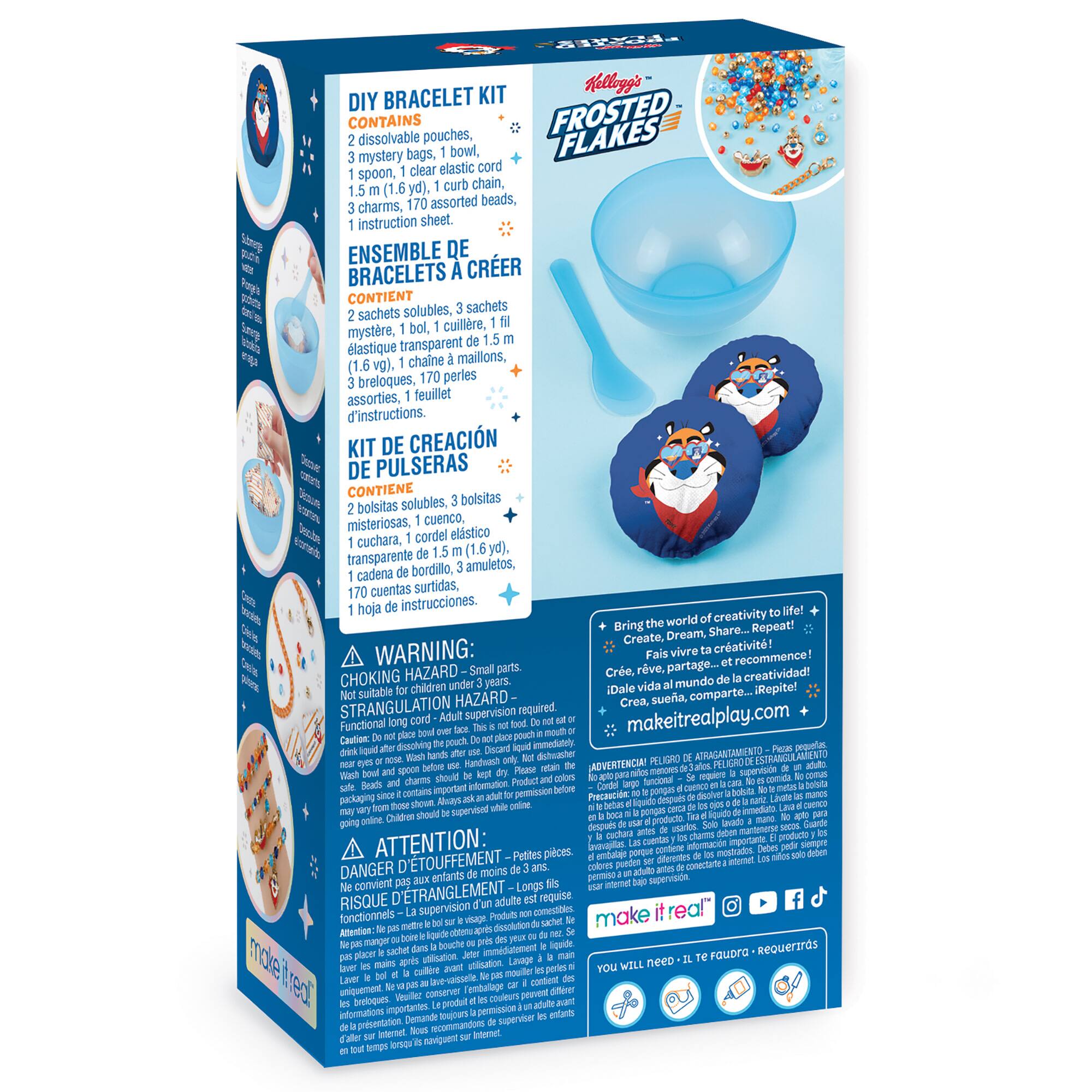 Make It Real™ Kellogg's™ Cearlsly Cute Frosted Flakes™ DIY Bracelet Kit